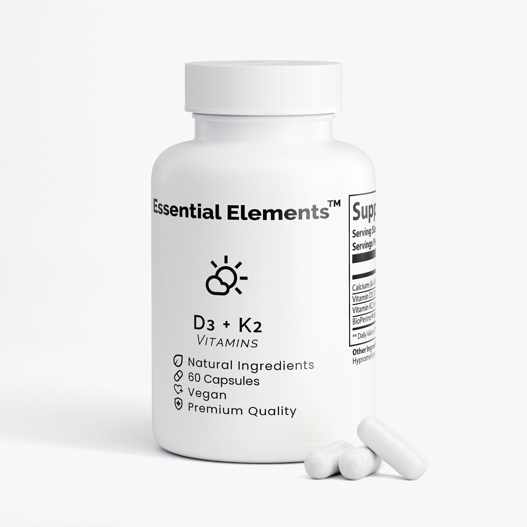 Vitamin D3 + K2