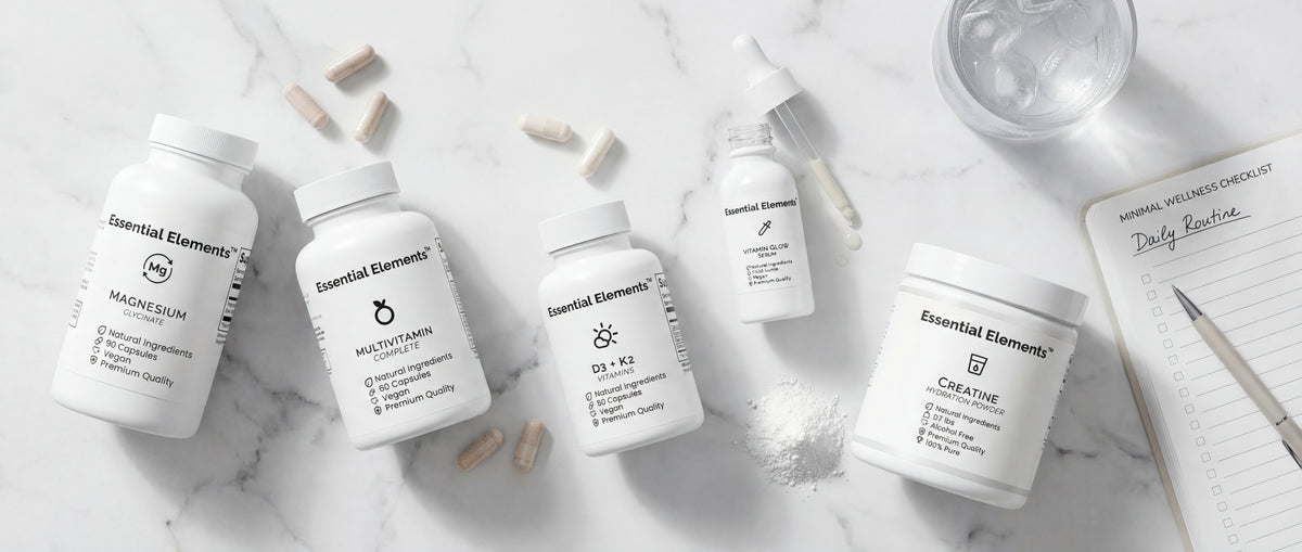Essential Elements products and packaging